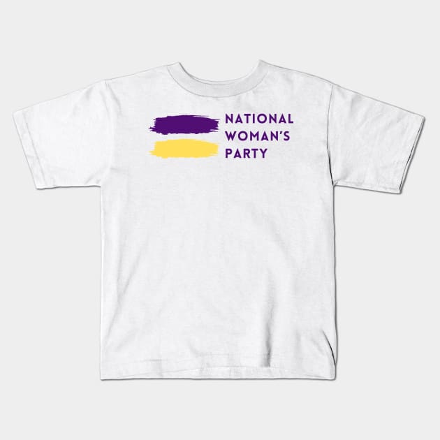 National Woman's Party Logo 1916 Kids T-Shirt by History Tees